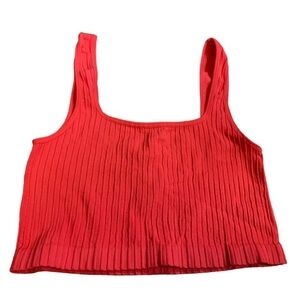 Forever 21 Cotton Bralette Coral size medium